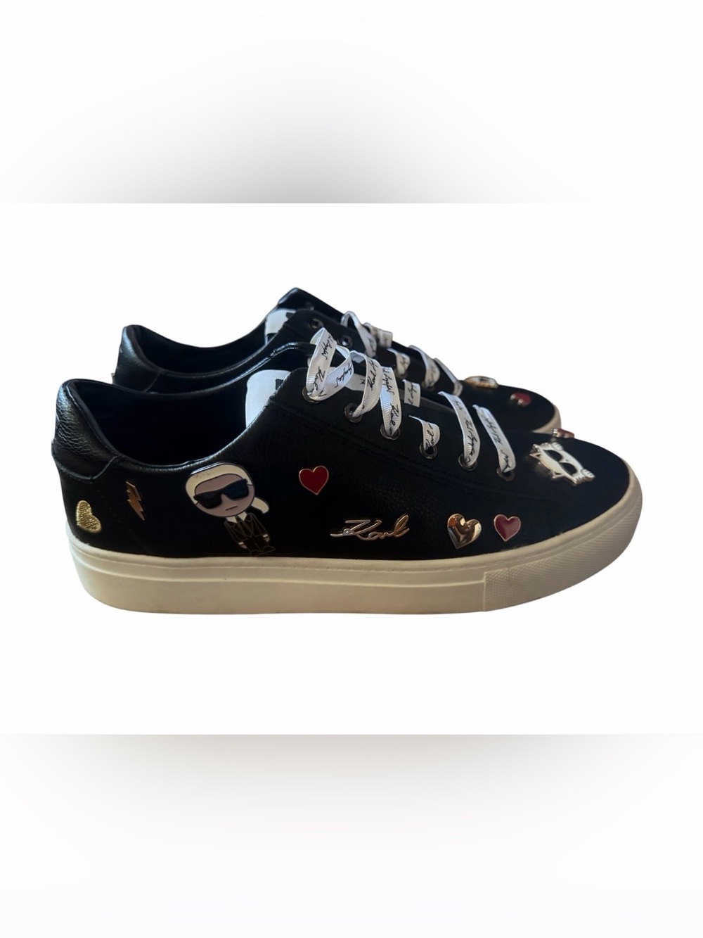 Woman’s Karl Lagerfeld Black Sneakers - Picture 6 of 11